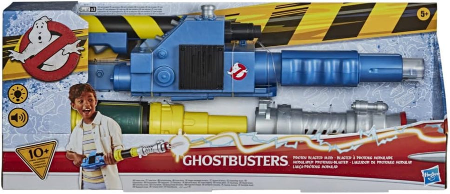 Ghostbusters Proton Blaster M.O.D. Customisable Roleplay Toy for Children Aged from 5 Years Make Custom Kit Combos with Lights and Sounds, Includes: blaster, attachments, and instructions