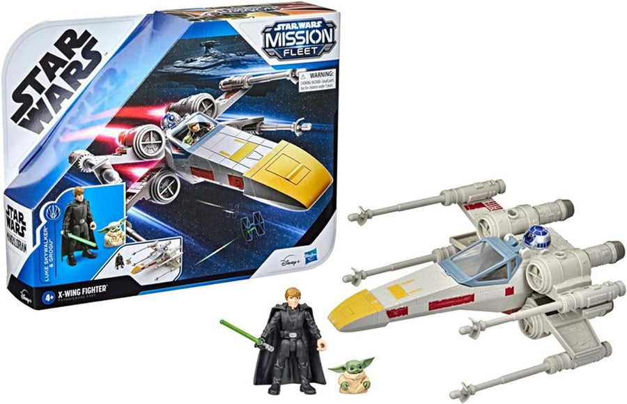 Mission Fleet Stellar Class Luke Skywalker & Grogu X-Wing Jedi Search & Rescue 2.5-Inch-Scale Figure and Vehicle