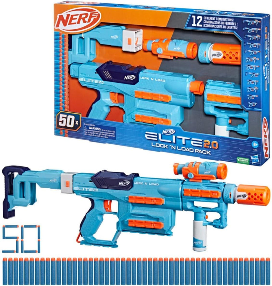 Nerf Elite 2.0 Lock N Load Pack, 1 Nerf Blaster Brand: NERF