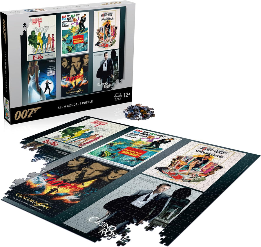 Bond All Six Bonds - One Puzzle 1000pc