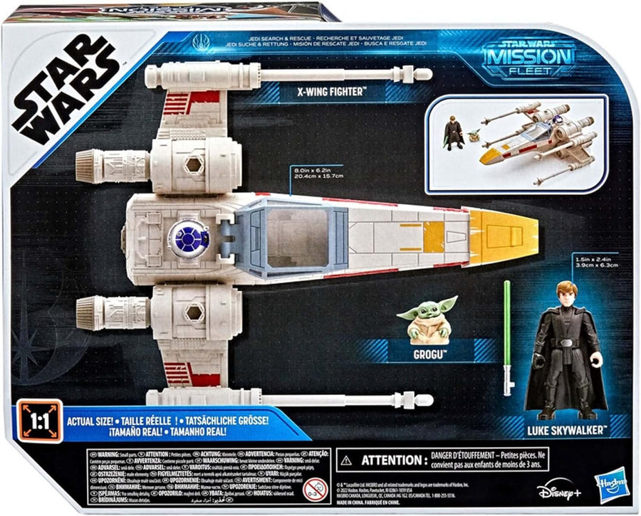 Mission Fleet Stellar Class Luke Skywalker & Grogu X-Wing Jedi Search & Rescue 2.5-Inch-Scale Figure and Vehicle