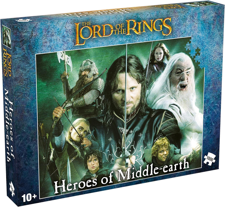 Lord of The Rings Heroes of Middle Earth 1000 Piece Puzzle