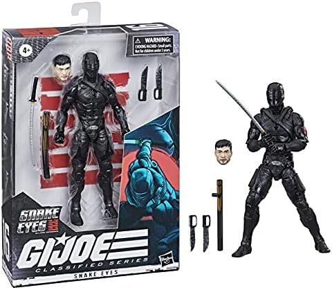 Snake Eyes Action Figure 16, Premium 6-Inch Scale Toy with Custom Package Art